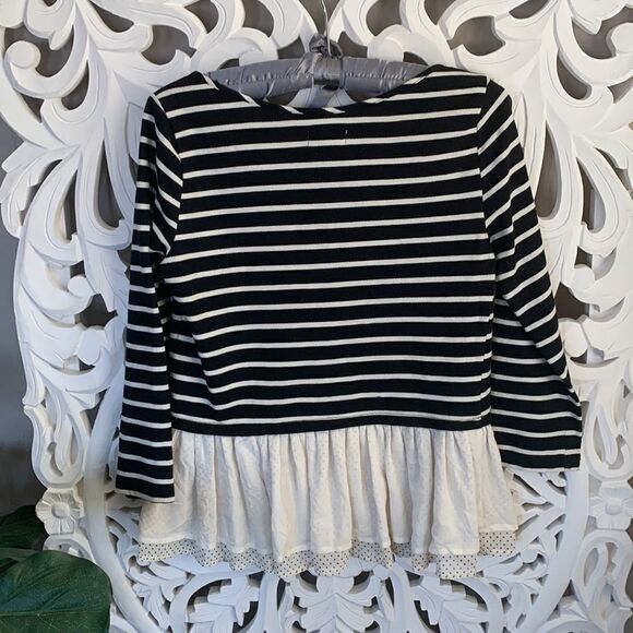 Striped Ruffled Hem Top - Picture 6 of 7